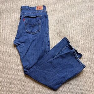 Levis 415 Relaxed Bootcut Jeans Womens 18W Medium Wash Denim Blue 37x31